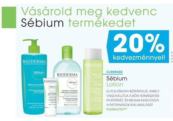 Bioderma Sébium Akció -20%