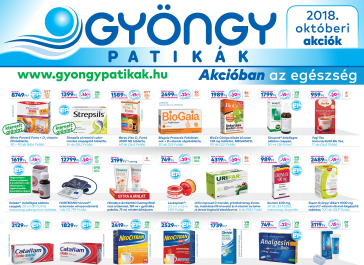 Gyöngy Patikák Havi Akció (2018. október)