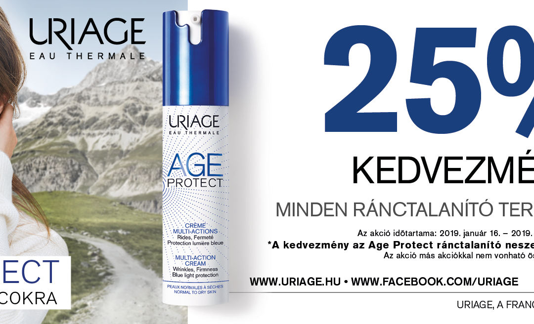 Uriage Age Protect 20% kedvezménnyel