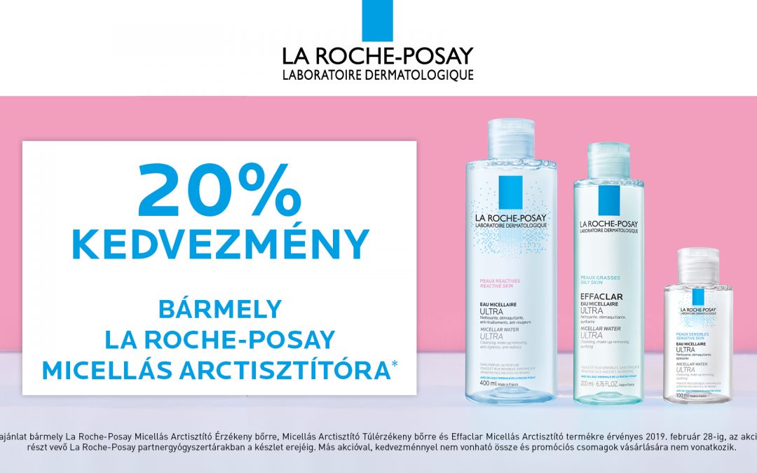 LRP Micellás arctisztítók 20% kedvezménnyel