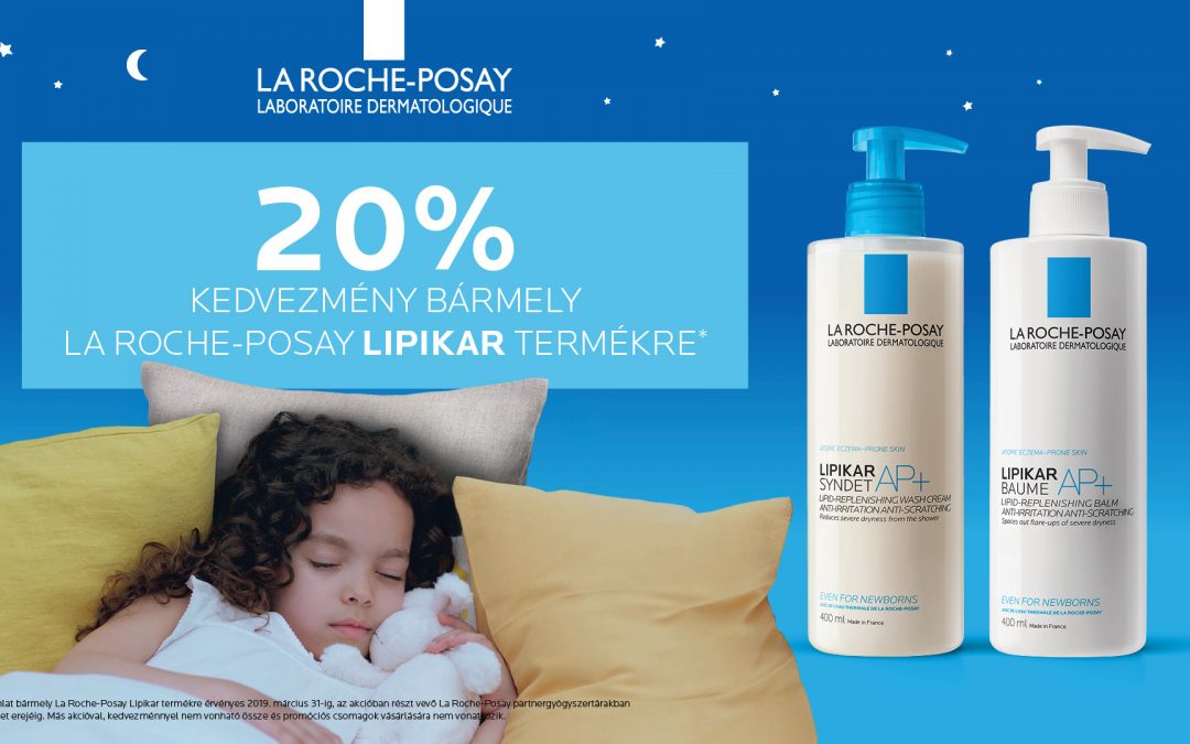 La Roche-Posay Lipikar termékek -20%