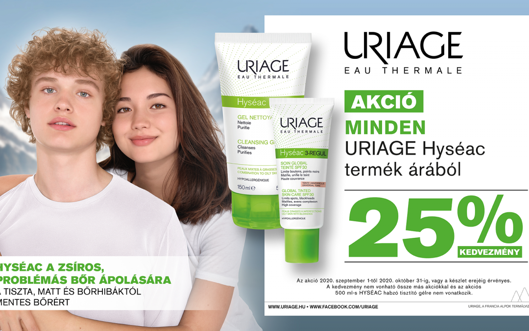Uriage Hyseac akció